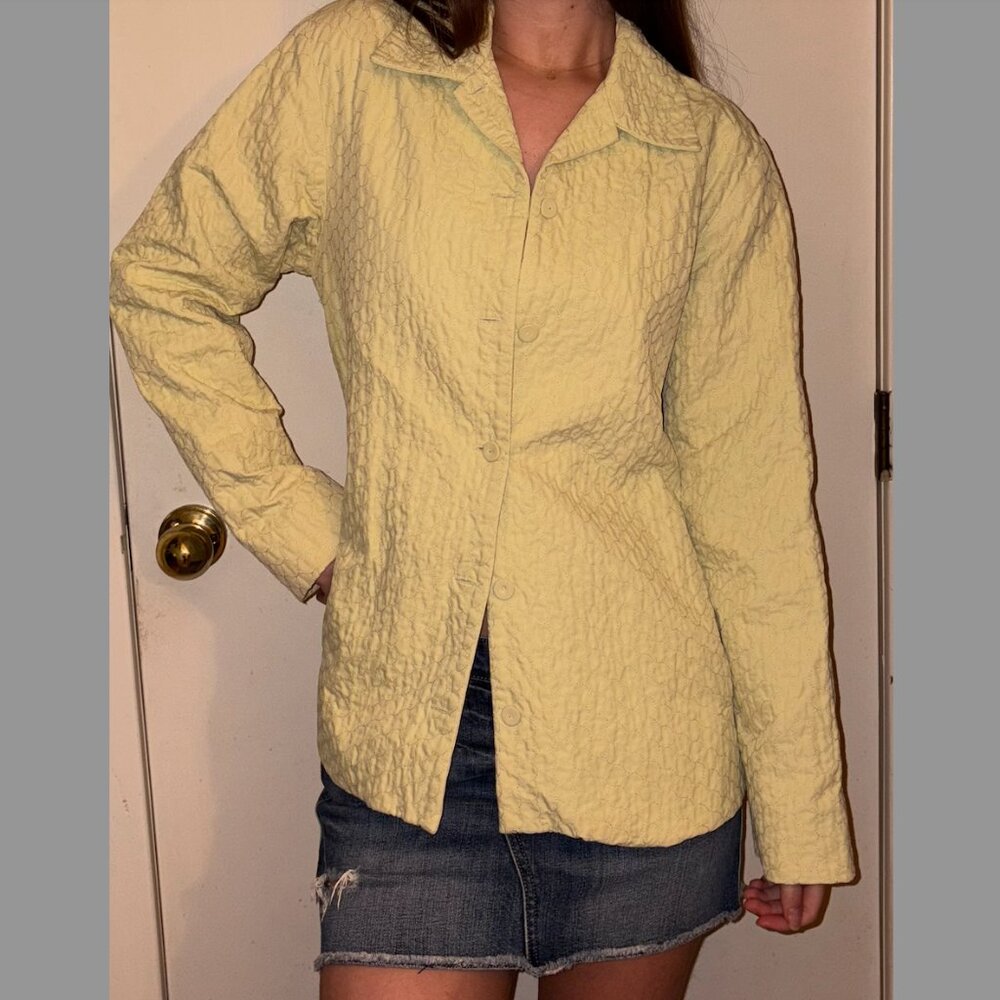 Light Green Eileen Fisher Top in Size Small